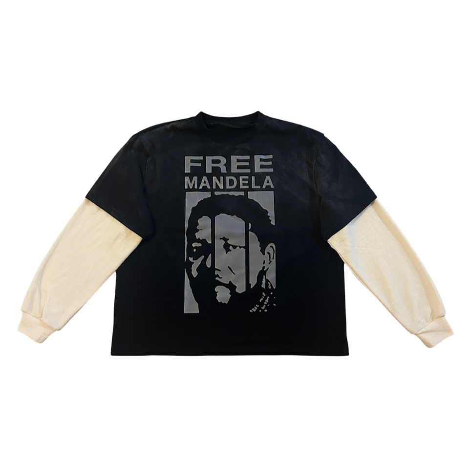 Free Mandela Double Layer Tee